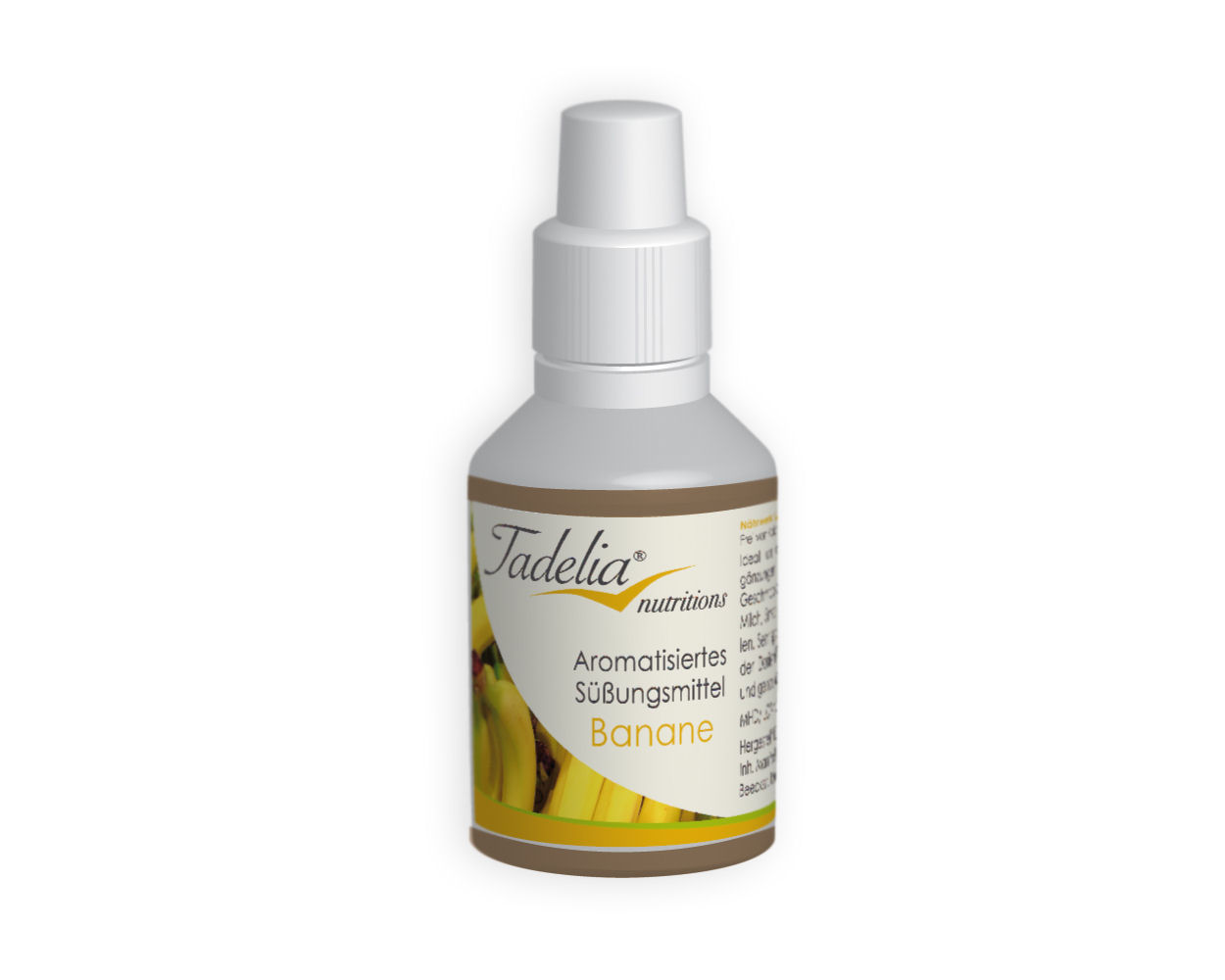 Tadelia® Aromatisiertes Süßungsmittel - Banane 30 ml Tadelia® Aromatisiertes Süßungsmittel - Banane 30 ml