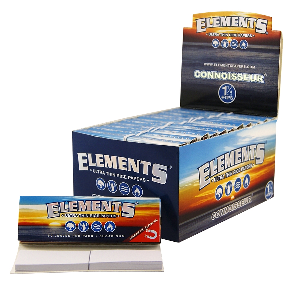 Elements Papers | CONNOISSEUR 1¼  , 24 x 50 Papers BOX Elements Papers | CONNOISSEUR 1¼  , 24 x 50 Papers BOX