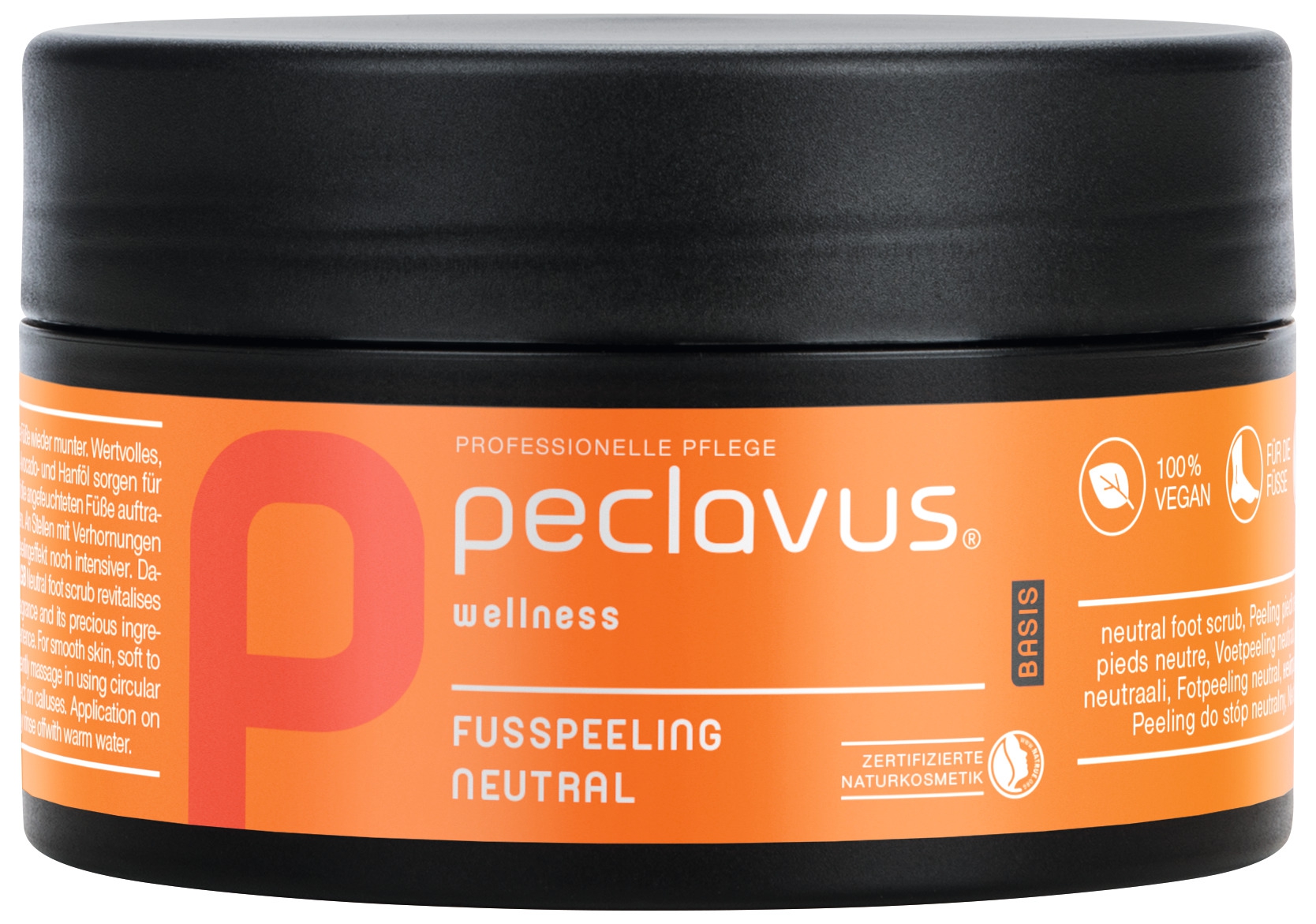 PECLAVUS wellness Fusspeeling Neutral | Basis 300 g
