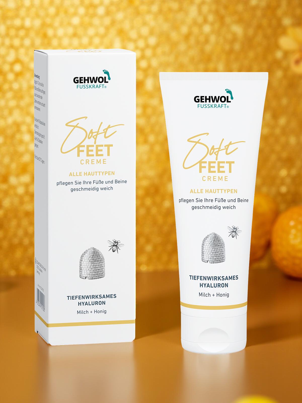 GEHWOL FUSSKRAFT Soft Feet Creme mit Milch & Honig 125 ml GEHWOL FUSSKRAFT Soft Feet Creme mit Milch & Honig 125 ml