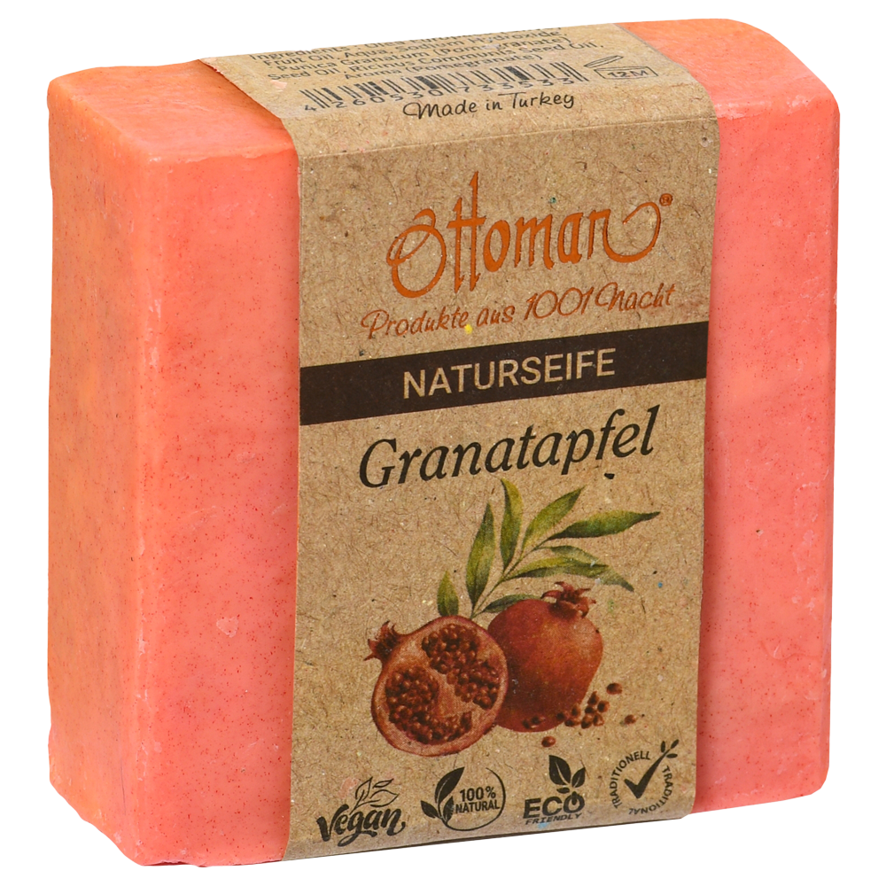 Ottoman Olivenölseife Granatapfel 120 g Ottoman Olivenölseife Granatapfel 120 g