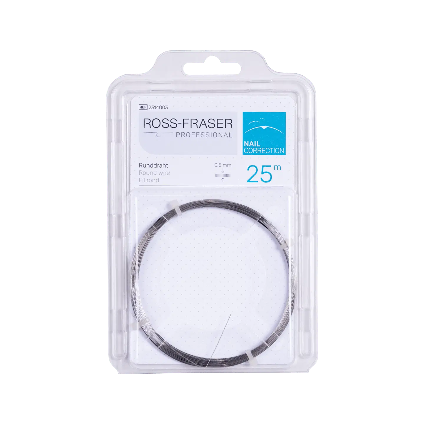 ROSS-FRASER Runddraht 0,5 mm 25 m Rolle