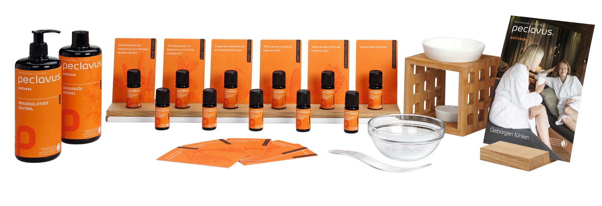 PECLAVUS Starter-Set Aroma Massage Ätherische Öle