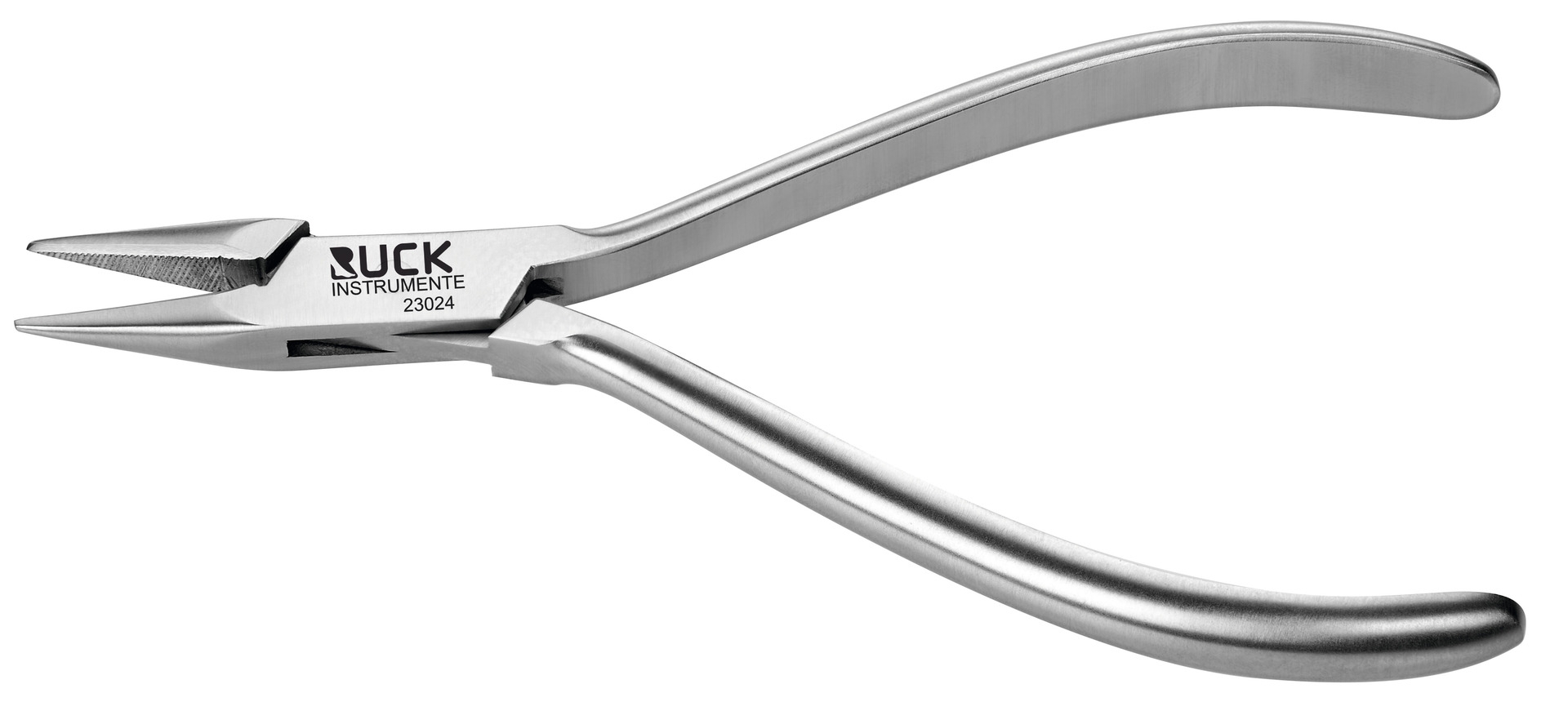 RUCK INSTRUMENTE Spitzzange mit kurzen Backen/gerieft RUCK INSTRUMENTE Spitzzange mit kurzen Backen/gerieft