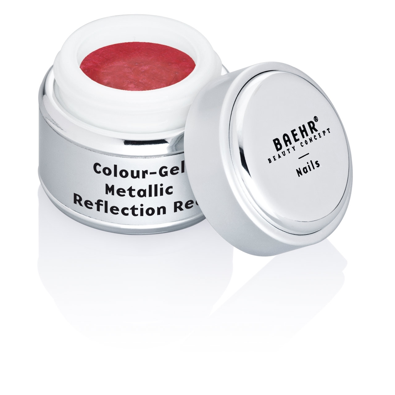 BAEHR BEAUTY CONCEPT - NAILS Colour-Gel Metallic Reflection Red 5 ml