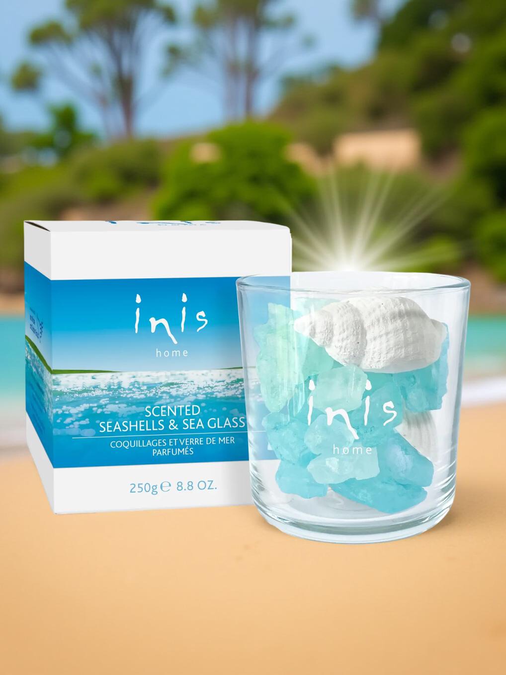 Inis Home Duftende Muscheln & Meerglas 250 g