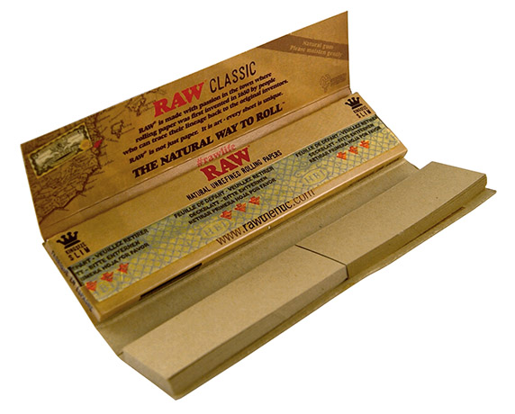RAW papers | Connoisseur CLASSIC King Size Slim, inkl. Tips | BOX