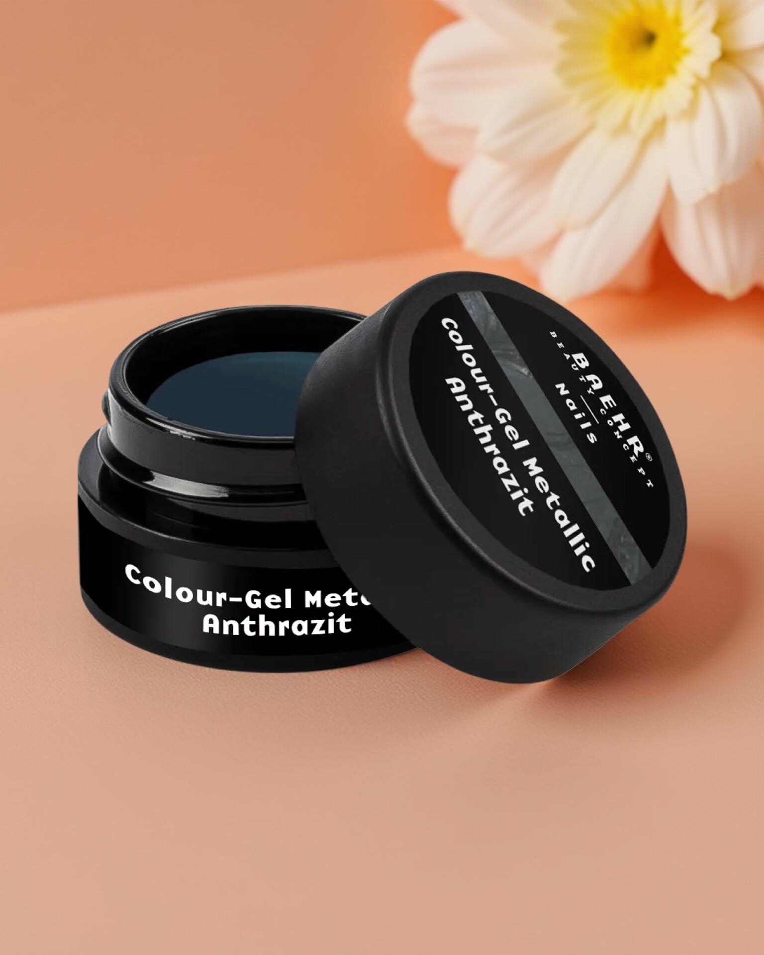 BAEHR BEAUTY CONCEPT - NAILS Colour-Gel Metallic Anthrazit 5 ml BAEHR BEAUTY CONCEPT - NAILS Colour-Gel Metallic Anthrazit 5 ml