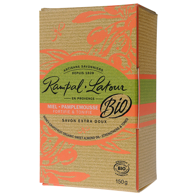 Rampal Latour BIO-Seife - Miel Pamplemousse 150g Rampal Latour BIO-Seife - Miel Pamplemousse 150g