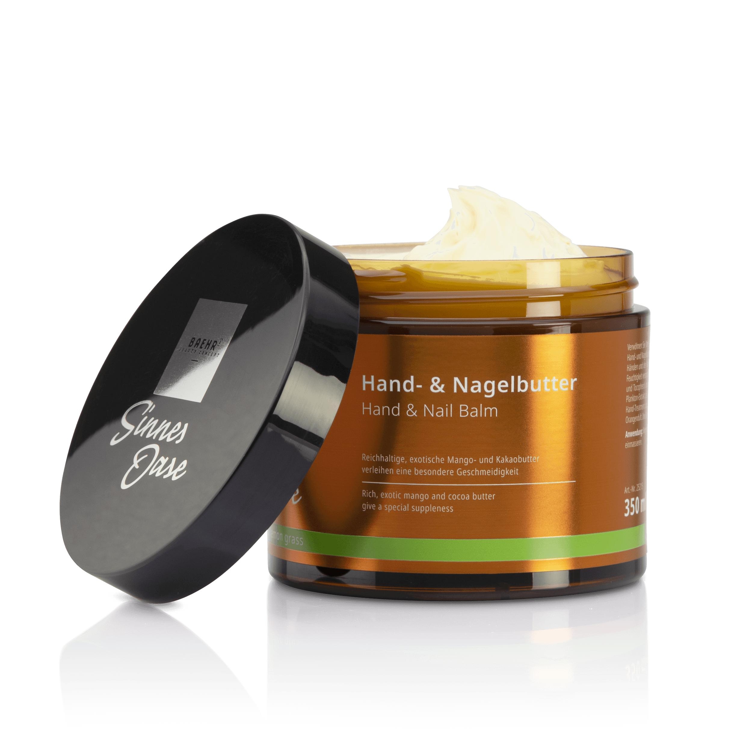 BAEHR BEAUTY CONCEPT Sinnes Oase Hand- und  Nagelbutter 350 ml (Staffelpreis) BAEHR BEAUTY CONCEPT Sinnes Oase Hand- und  Nagelbutter 350 ml (Staffelpreis)