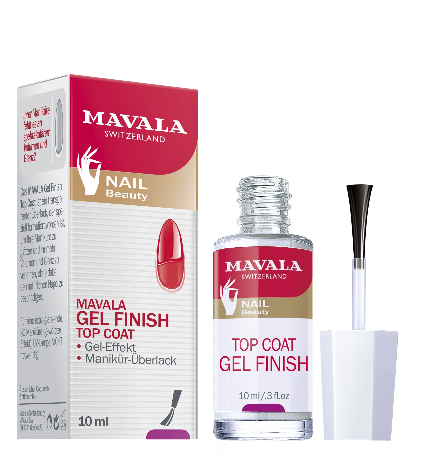 MAVALA Gel Finish-Top Coat - 10 ml
