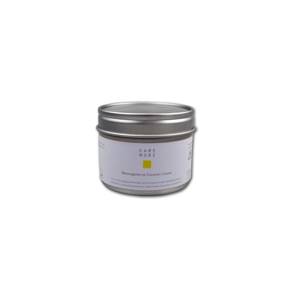 CARE MORE Massagekerze 50 ml Caramel-Creme CARE MORE Massagekerze 50 ml Caramel-Creme