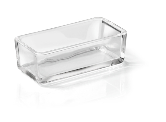 Klarglas-Instrumentenschale, 120 x 60 x 40 mm Klarglas-Instrumentenschale, 120 x 60 x 40 mm
