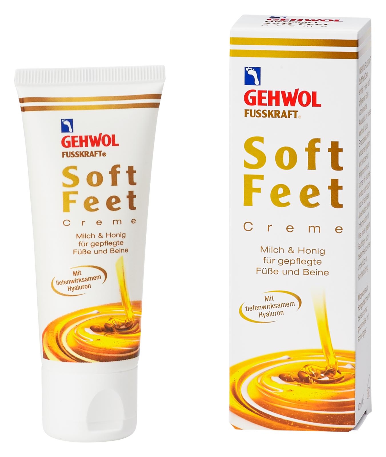 GEHWOL FUSSKRAFT Soft Feet Creme mit Milch & Honig 125 ml