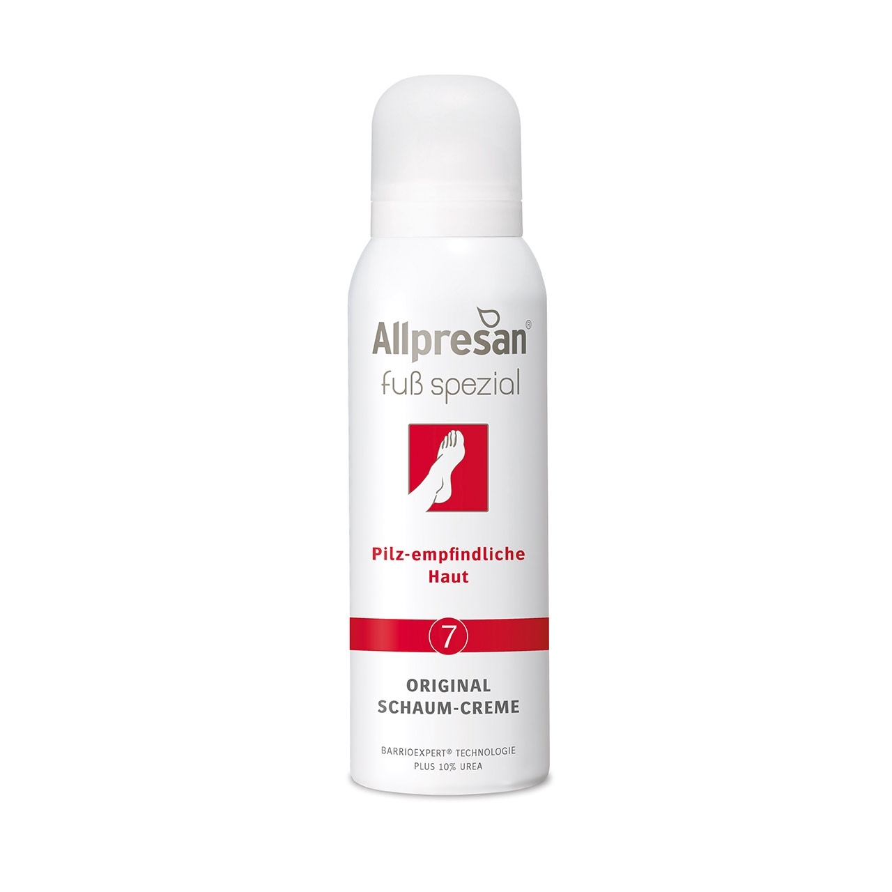 Allpresan Schaum-Creme Fuß Spezial 7, pilz-empfindliche Haut, 125 ml Allpresan Schaum-Creme Fuß Spezial 7, pilz-empfindliche Haut, 125 ml