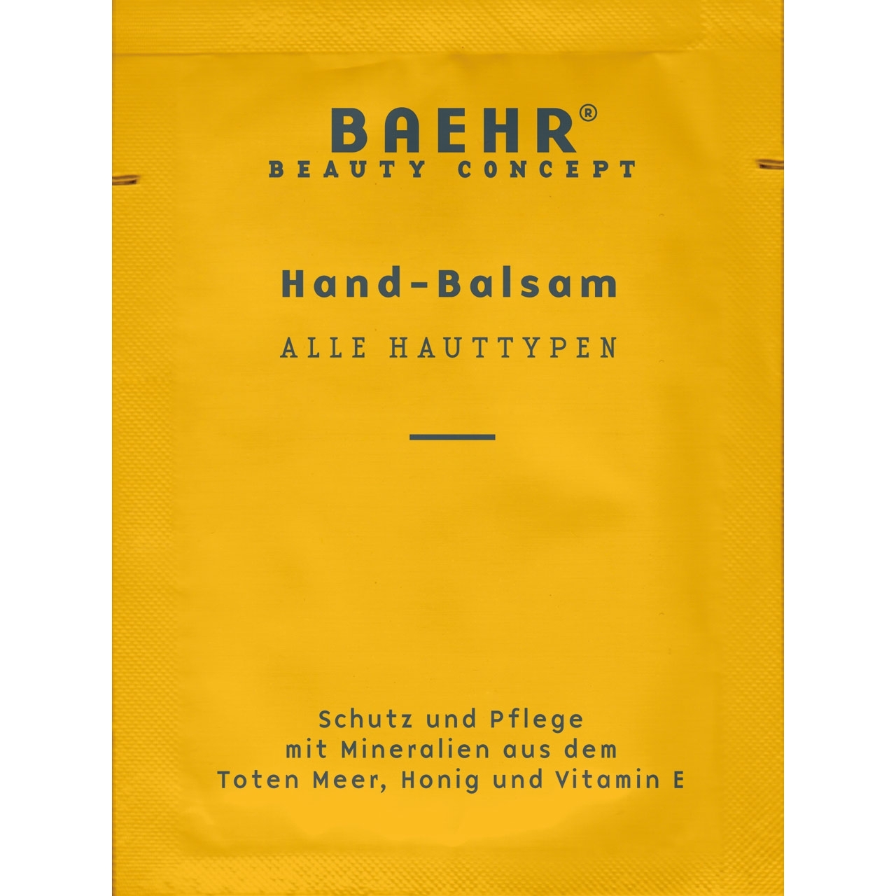 BAEHR BEAUTY CONCEPT - Hand-Balsam mit Totes Meer Salz Probe 2 ml