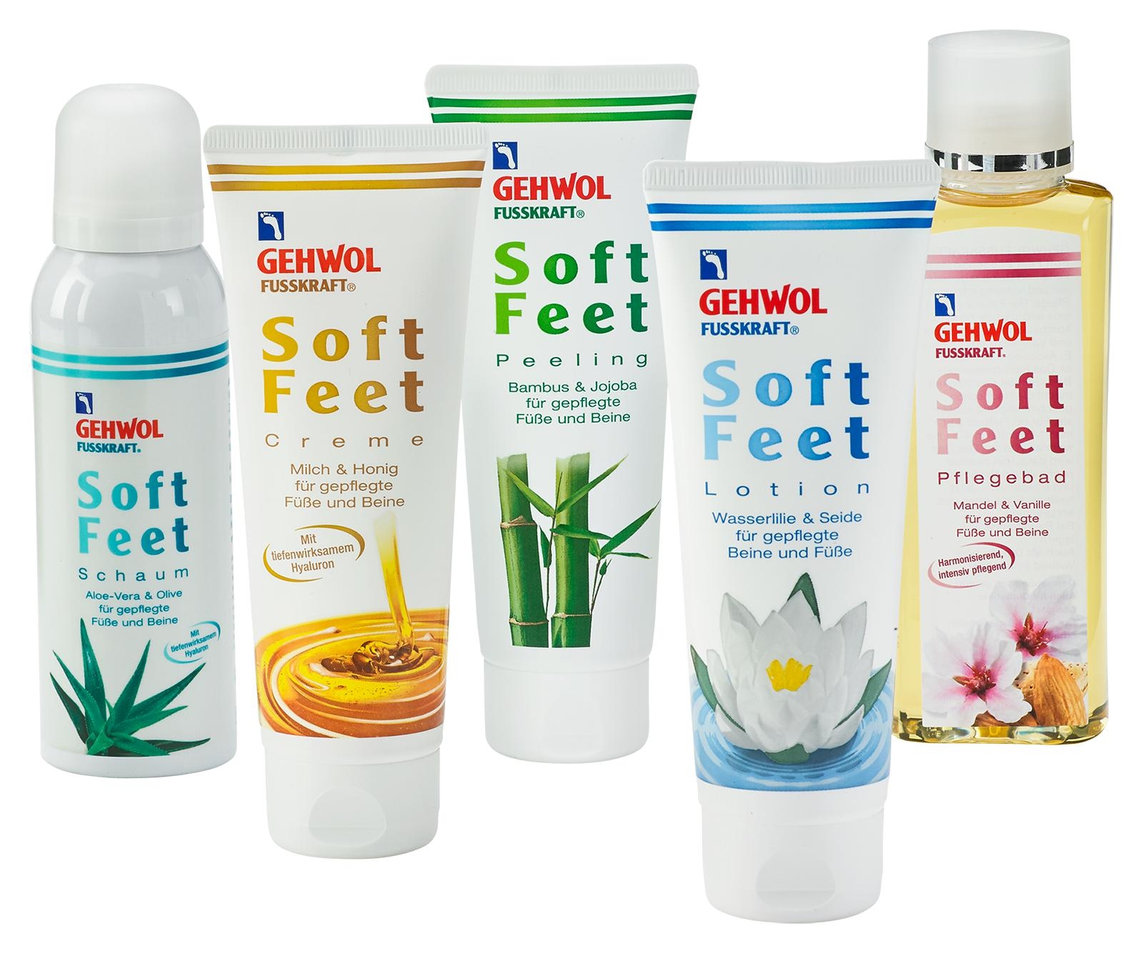 Vorteilspack GEHWOL FUSSKRAFT Soft Feet Lotion 4x125 ml (500 ml)