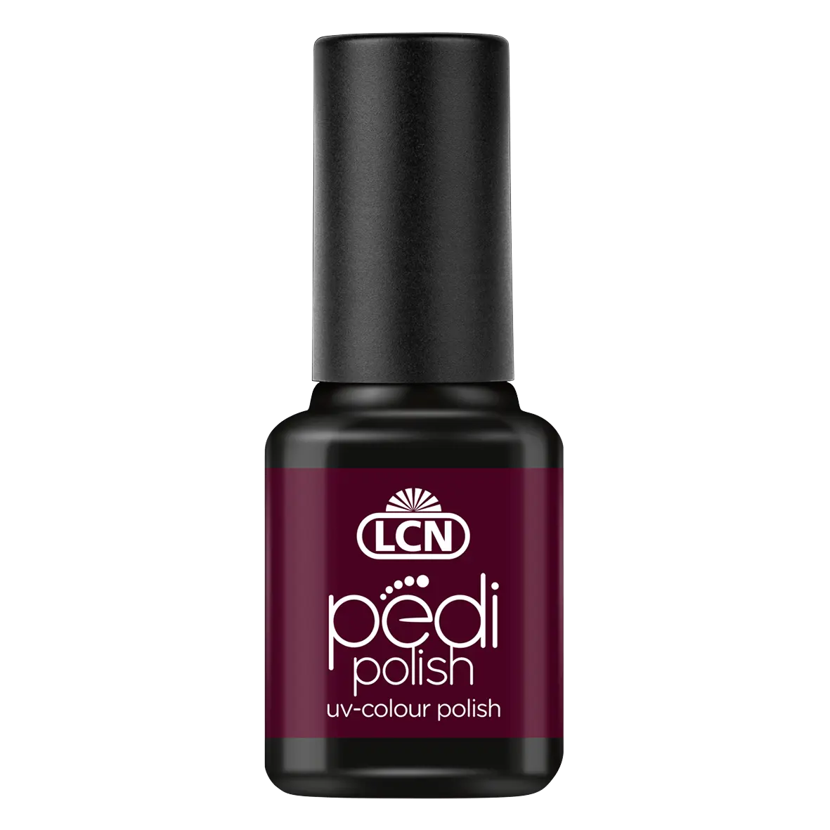 LCN Pedi Polish UV-Colour Polish - dark cherry 8 ml