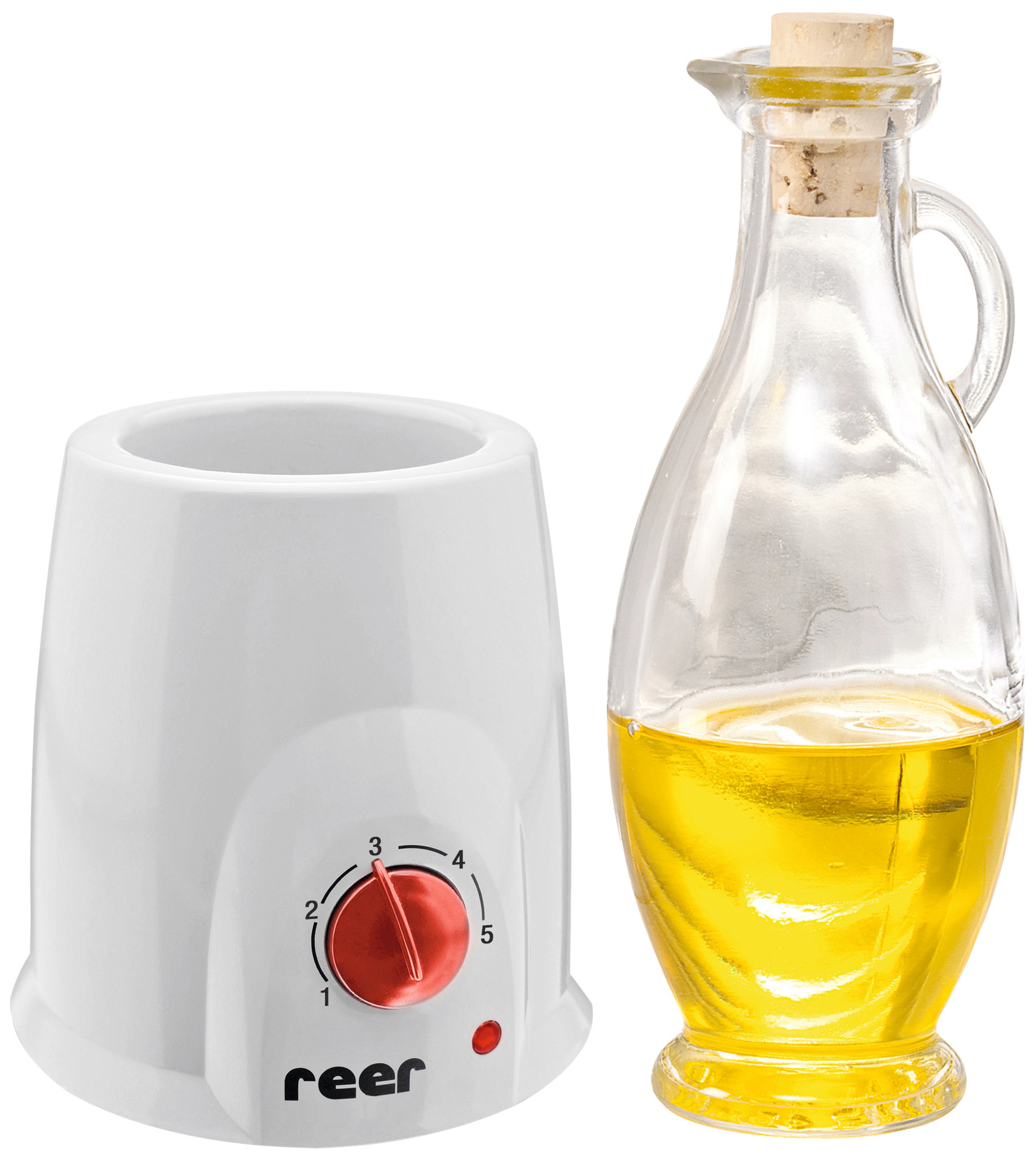 Set-Angebot Öl-Erwärmer mit Glaskaraffe Set-Angebot Öl-Erwärmer mit Glaskaraffe