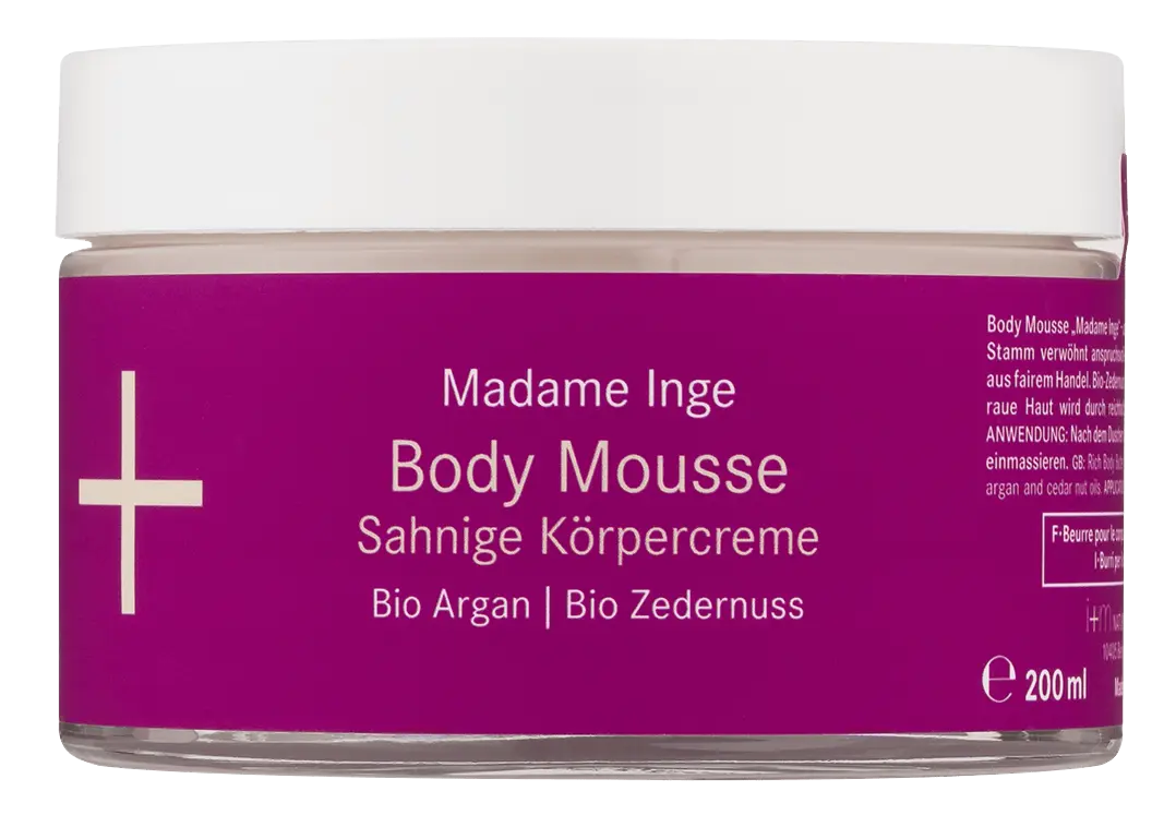 i+m Madame Inge Body Mousse Argan Zedernuss 200 ml