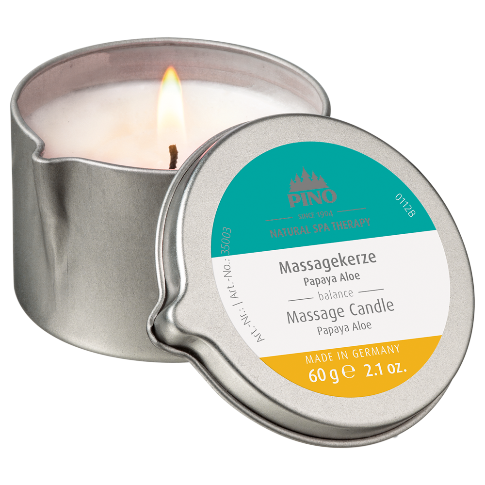 PINO Massagekerzen Papaya Aloe - balance PINO Massagekerzen Papaya Aloe - balance