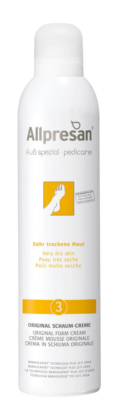 Allpresan Fuß spezial 3 | sehr trockener Haut | Original Schaum-Creme | 300 ml