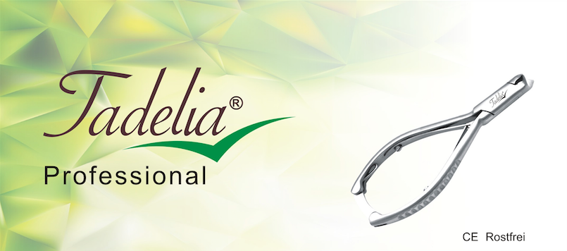 Tadelia® Professional Kopfschneider für diabetische Fußpflege | KS-101-D | Länge 13,5 cm Schneide 16 mm 