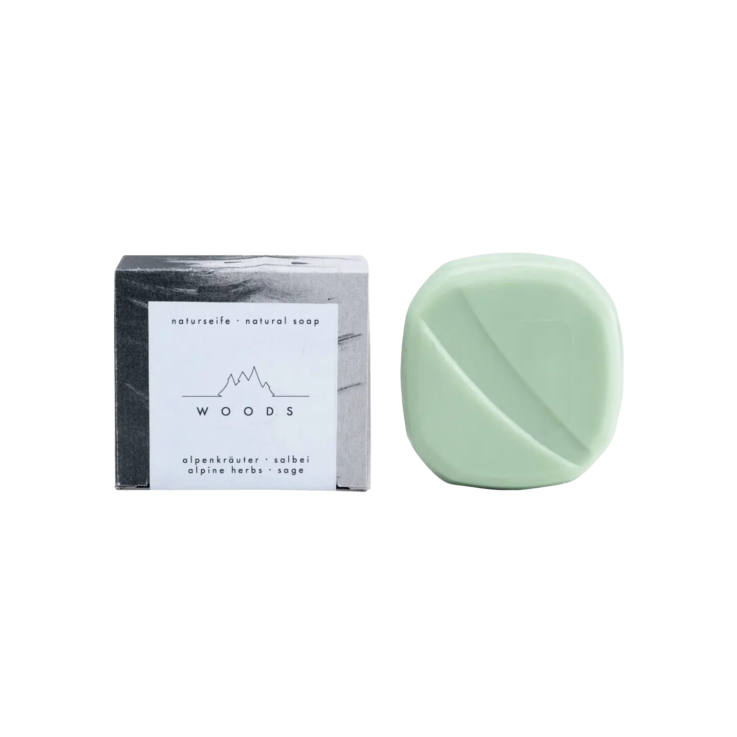 RUCK Naturseife Woods – Alpenkräuter & Salbei 50 g RUCK Naturseife Woods – Alpenkräuter & Salbei 50 g