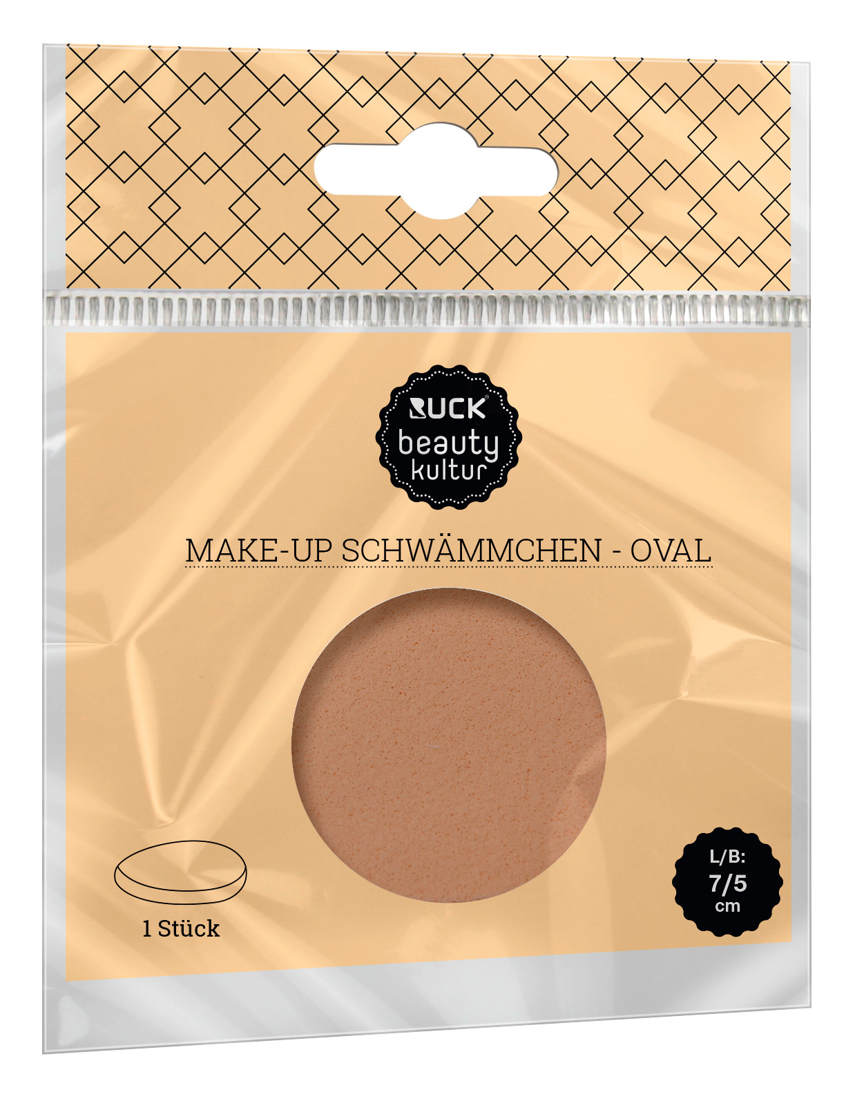 RUCK beautykultur Make-Up Schwämmchen aus Latex, oval