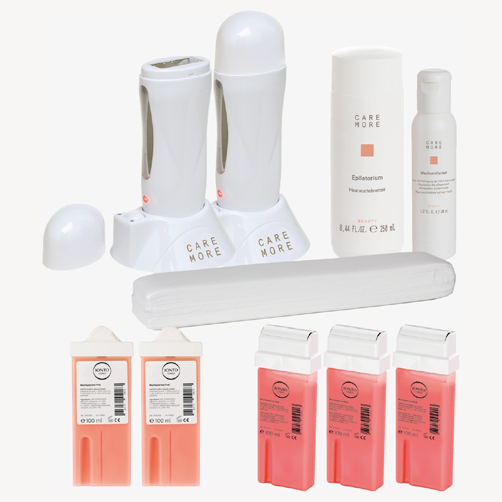 CARE MORE Roll-On-Set Natur | für professionelle Haarentfernung CARE MORE Roll-On-Set Natur | für professionelle Haarentfernung