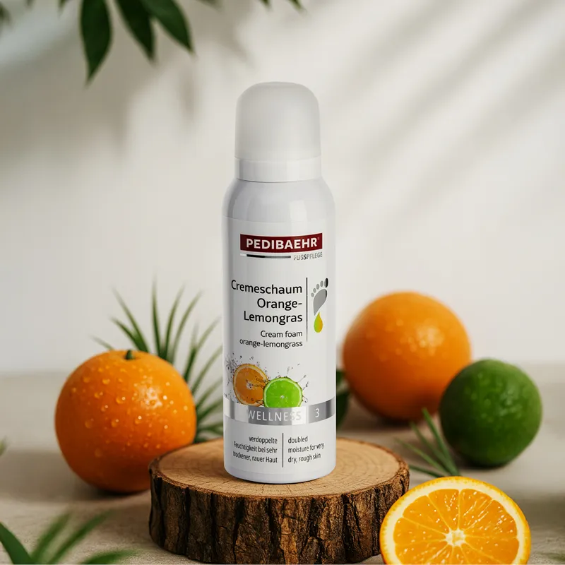 PEDIBAEHR Cremeschaum Orange-Lemongrass 125 ml