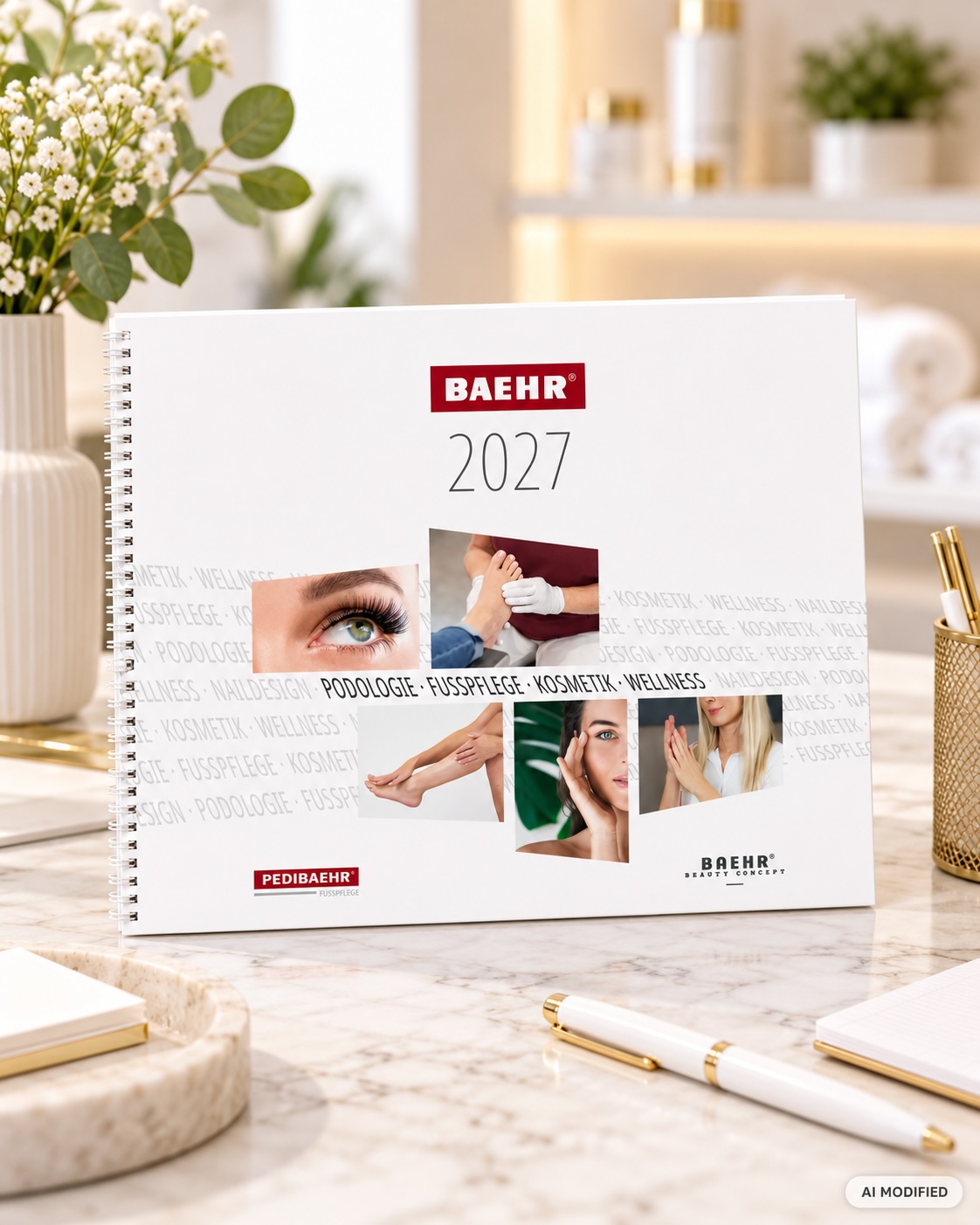 BAEHR Luxus-/Praxisplaner 2027 Format 36 x 29,7 cm, 112 Seiten