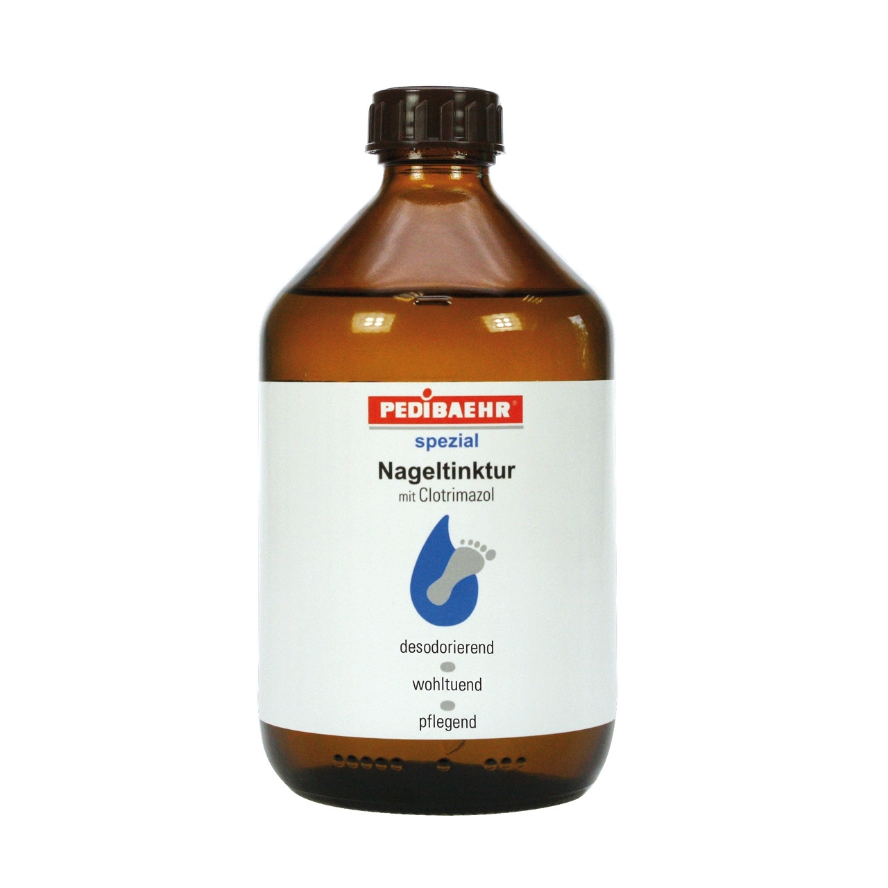 PEDIBAEHR Nageltinktur mit Clotrimazol mit Pumpe 500 ml PEDIBAEHR Nageltinktur mit Clotrimazol mit Pumpe 500 ml