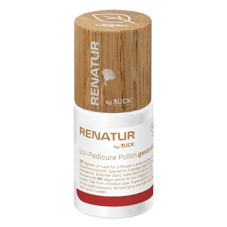 RENATUR by RUCK® UV-Pedicure Polish geranium 10 ml