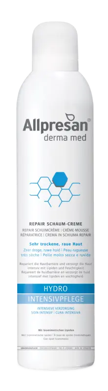 Allpresan Derma med Repair Schaum-Creme HYDRO INTENSIVPFLEGE, 300 ml