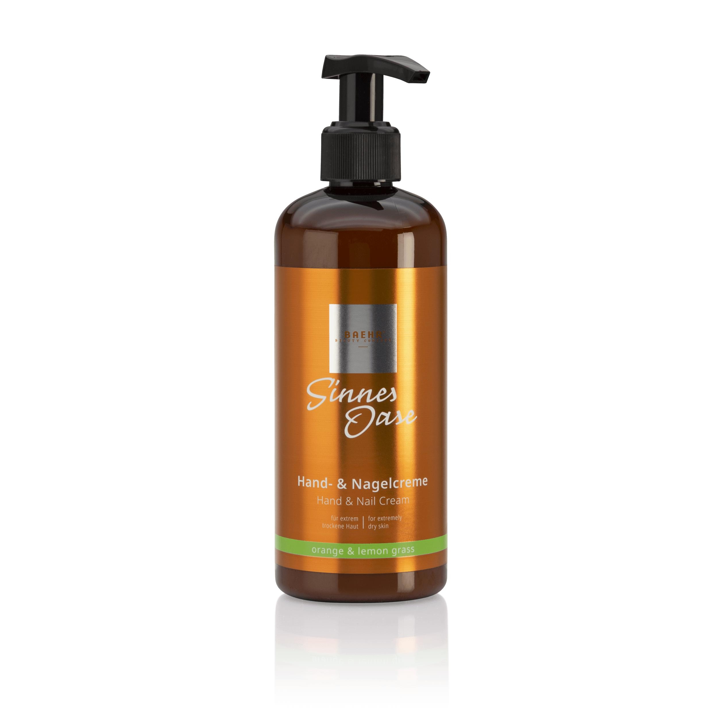 BAEHR BEAUTY CONCEPT Sinnes Oase Hand- und  Nagelcreme Orange-Lemongrass 300 ml BAEHR BEAUTY CONCEPT Sinnes Oase Hand- und  Nagelcreme Orange-Lemongrass 300 ml
