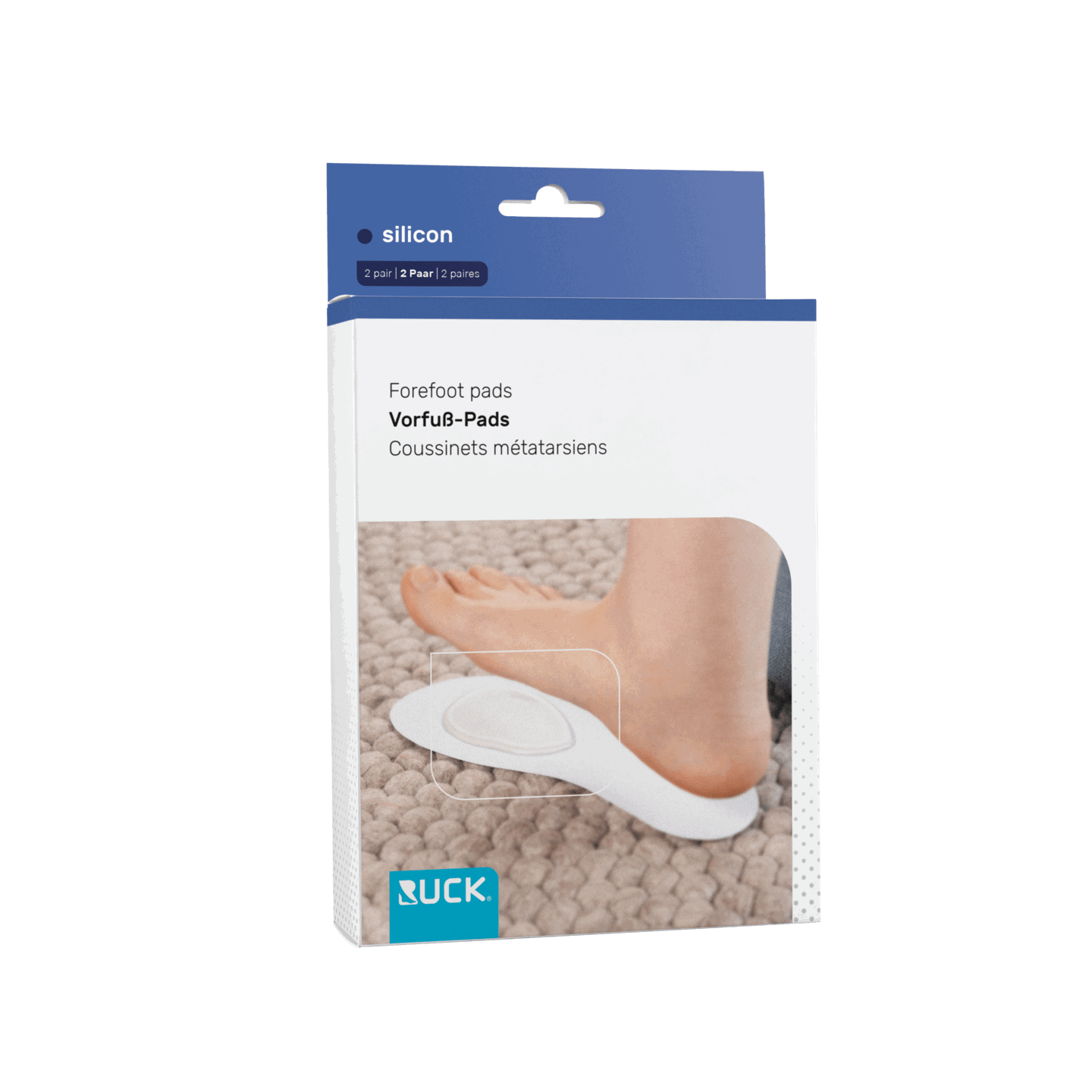 RUCK DRUCKSCHUTZ silicon Vorfuß-Pads | 1 Paar RUCK DRUCKSCHUTZ silicon Vorfuß-Pads | 1 Paar