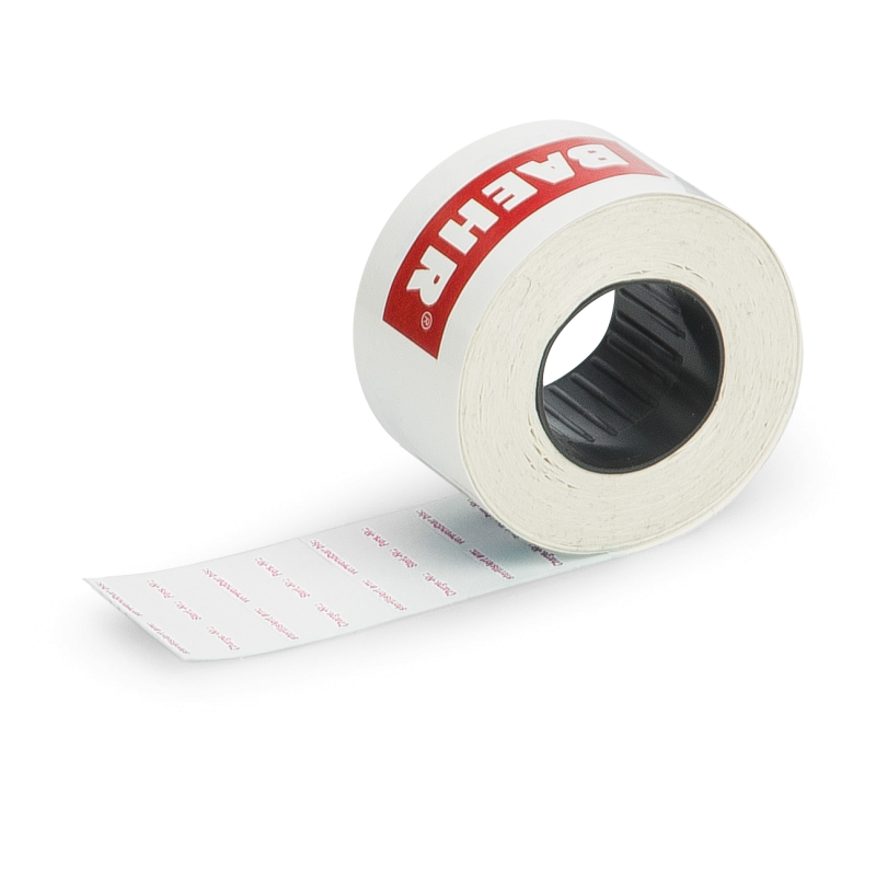 Ersatz-Etiketten (standard) zu BAEHR Auszeichnungsgerät, Rolle mit 1000 Stk. Ersatz-Etiketten (standard) zu BAEHR Auszeichnungsgerät, Rolle mit 1000 Stk.