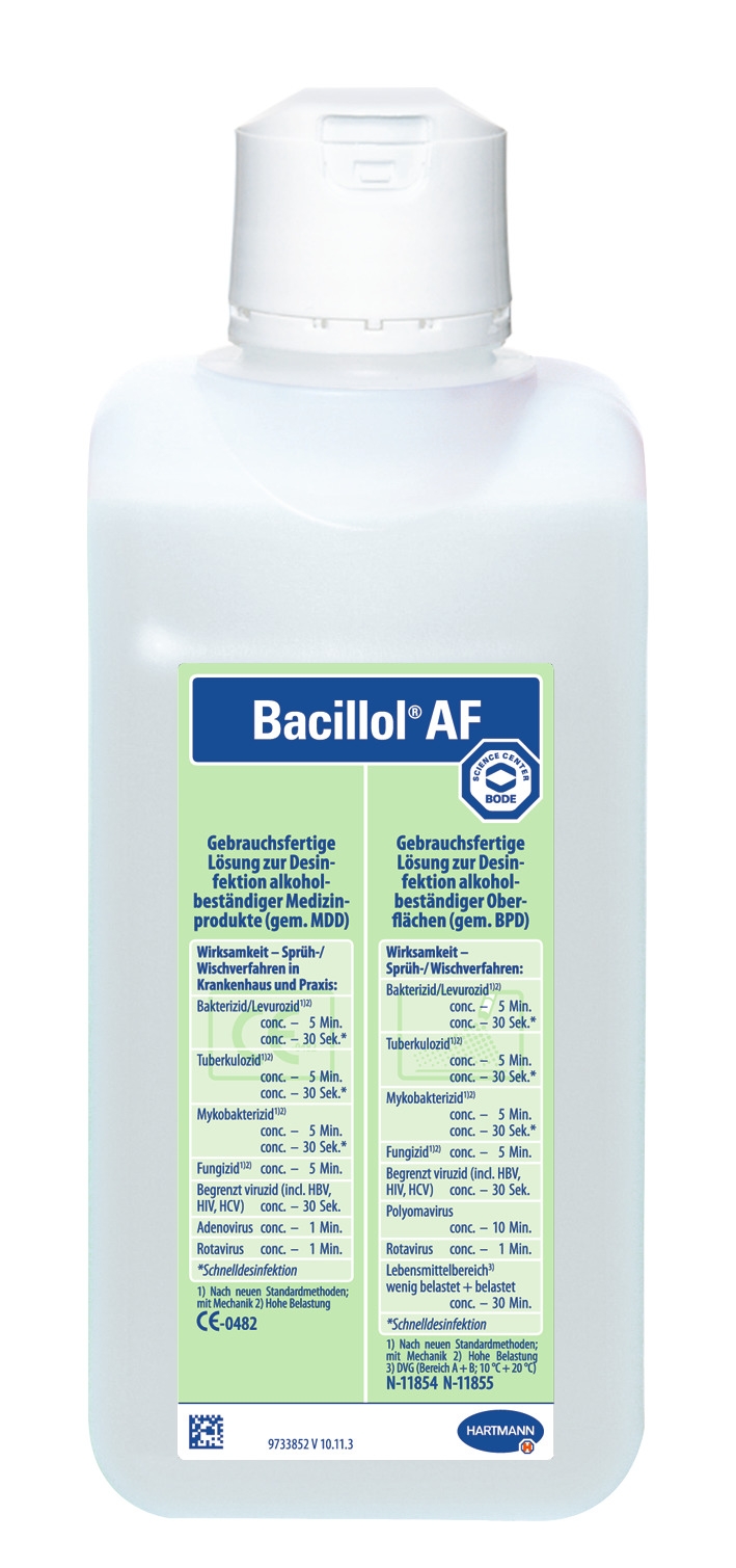 BODE Bacillol AF Flächendesinfektion | 500 ml BODE Bacillol AF Flächendesinfektion | 500 ml