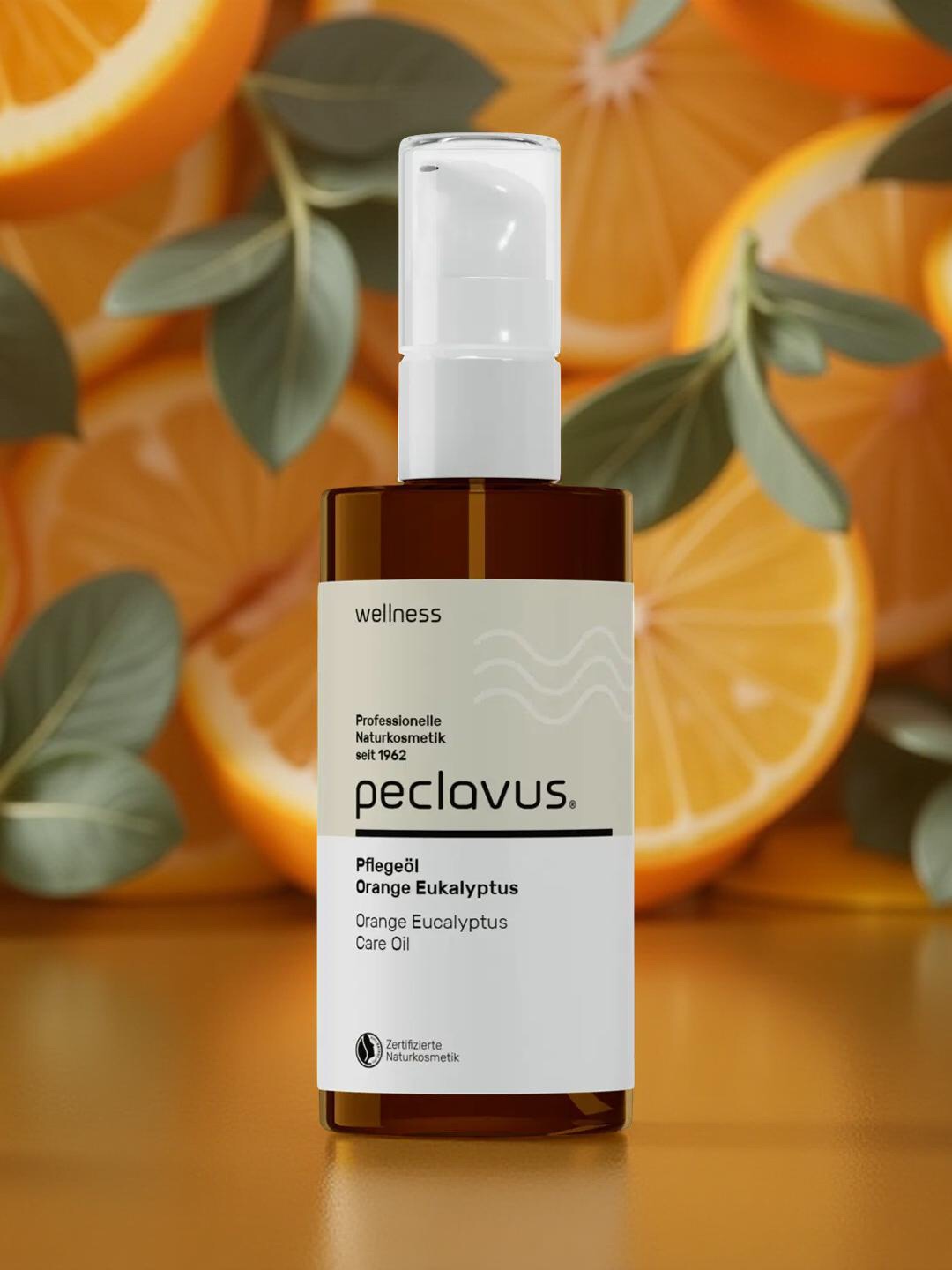 Peclavus wellness Pflegeöl Orange Eukalyptus, 100 ml, Kraft tanken Peclavus wellness Pflegeöl Orange Eukalyptus, 100 ml, Kraft tanken