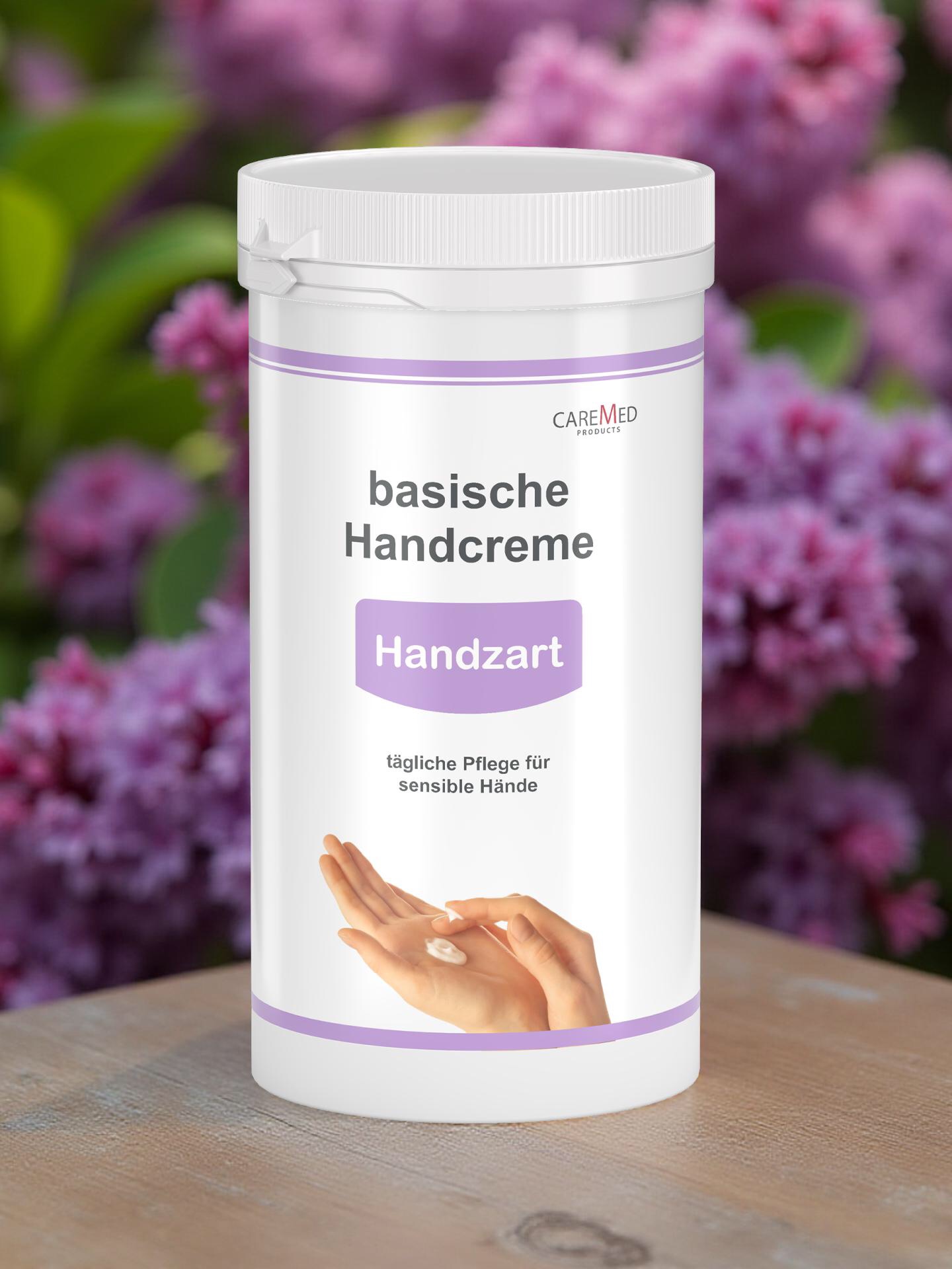 CareMed - Handzart - Basische Handcreme pH 8,0 450 ml ohne Pumpe