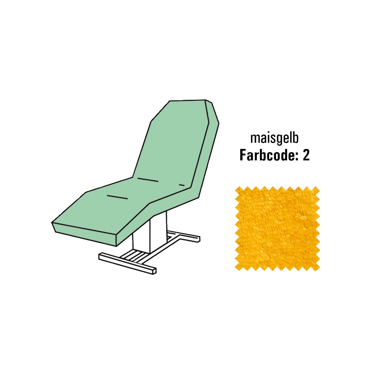 BAEHR Liegenbezug UNIVERSAL maisgelb L: Bis 205cm ; B: bis 60cm BAEHR Liegenbezug UNIVERSAL maisgelb L: Bis 205cm ; B: bis 60cm