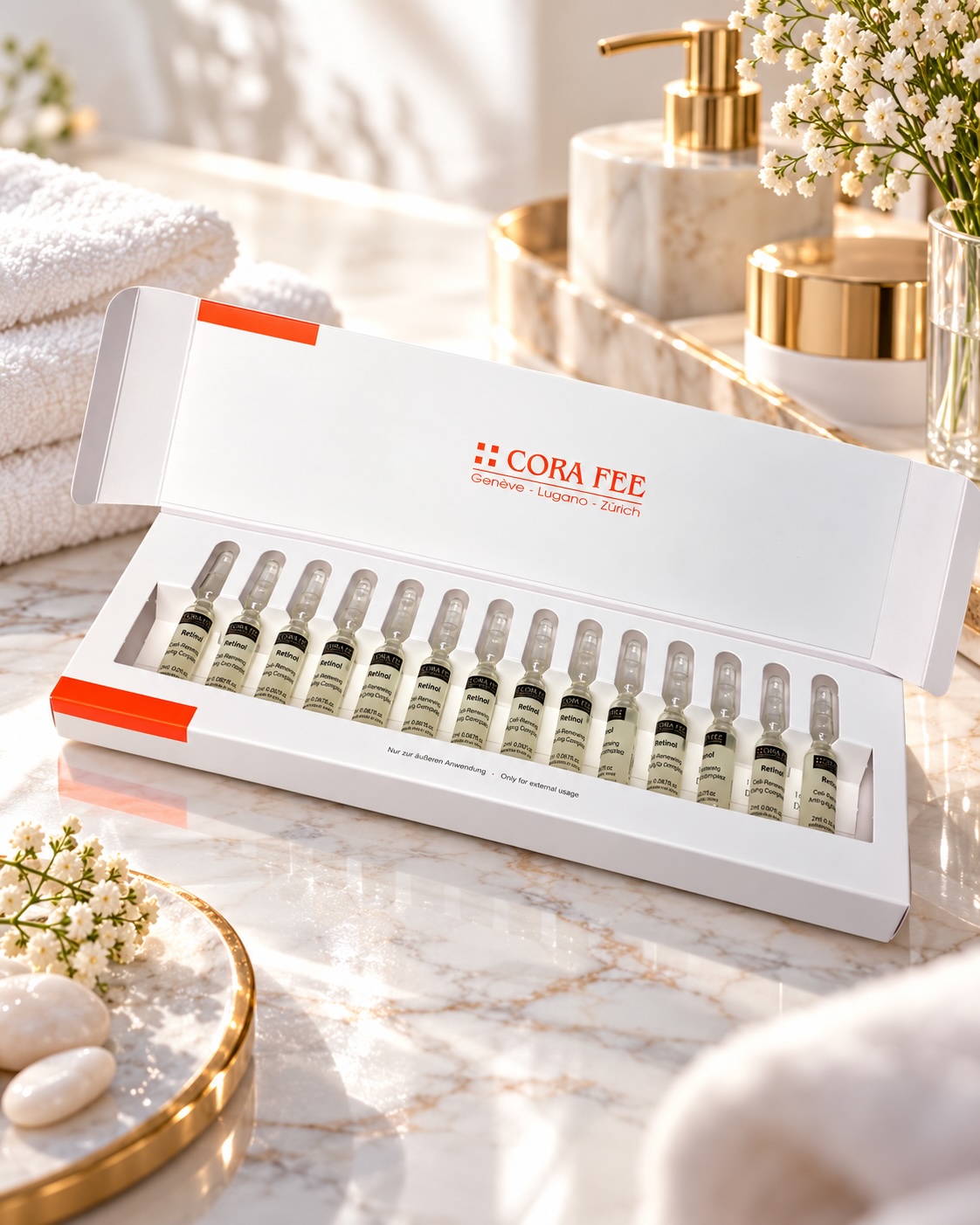 Cora Fee Retinol & Vitamin Lifting Ampoules | 14 Ampullen á 2 ml