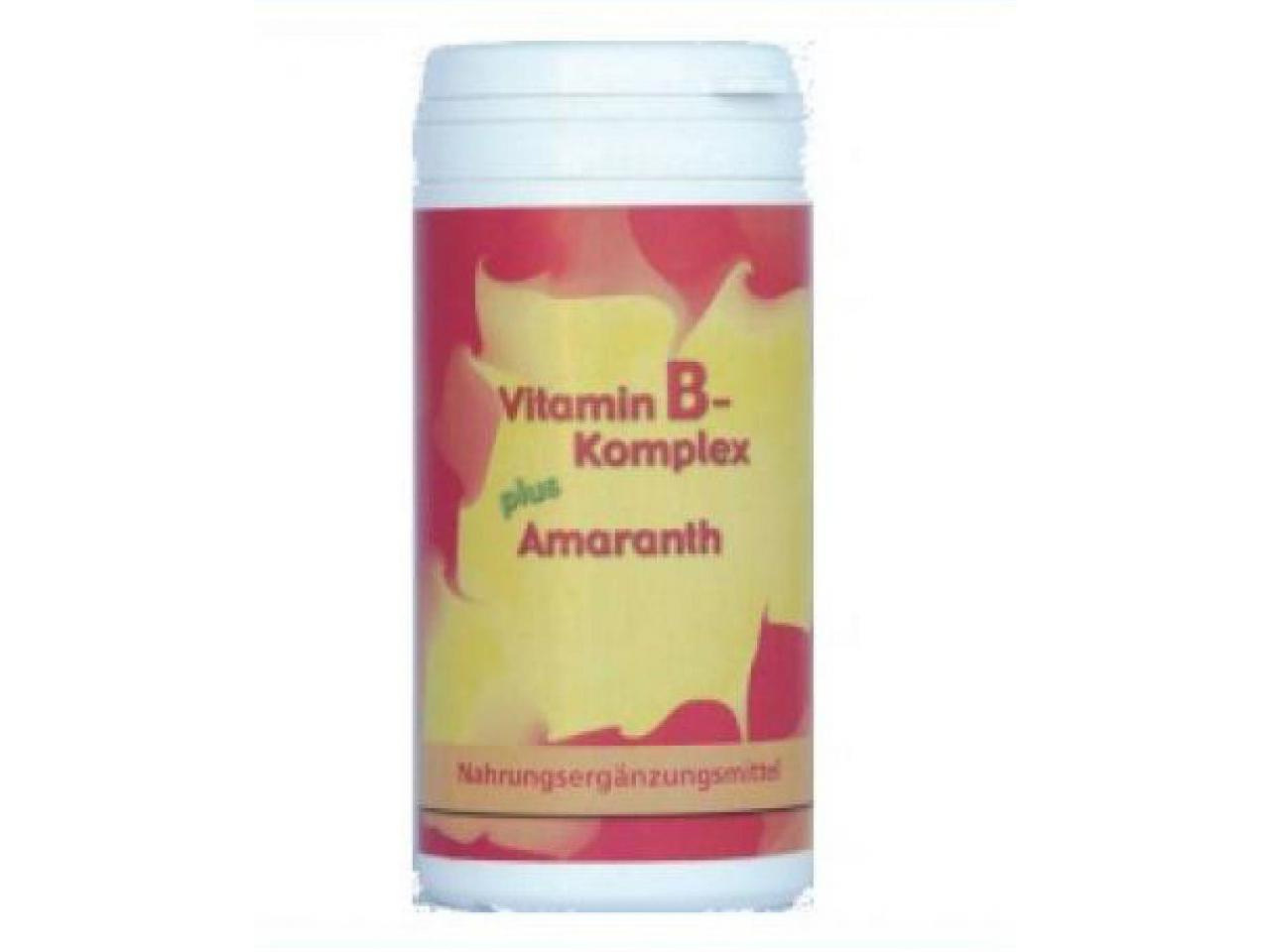 OMEGA - Vitamin-B-Komplex plus Amaranth 60 Kapseln | 41 g