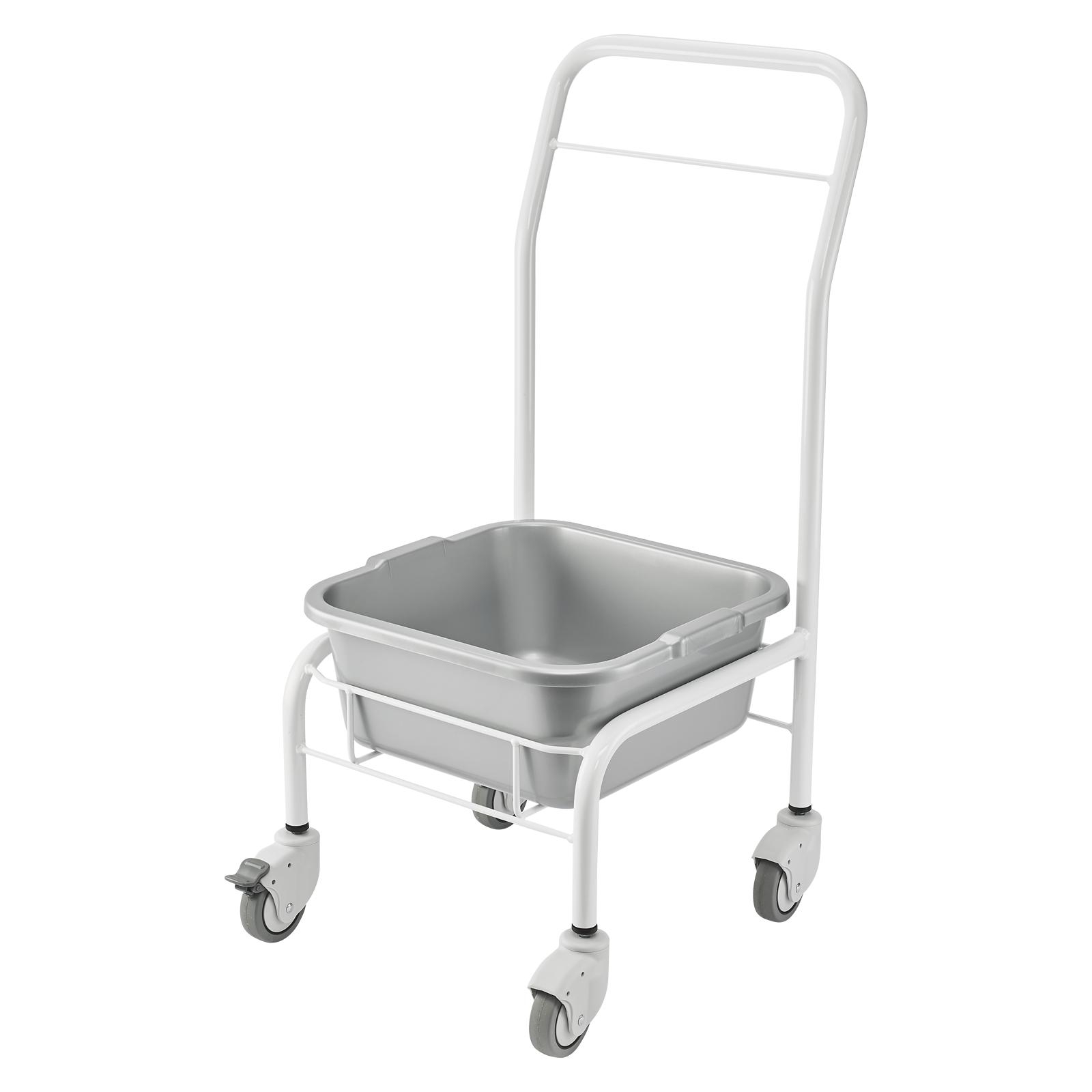 Fahrbare Fußbadewanne weiß Fahrbare Fußbadewanne weiß
