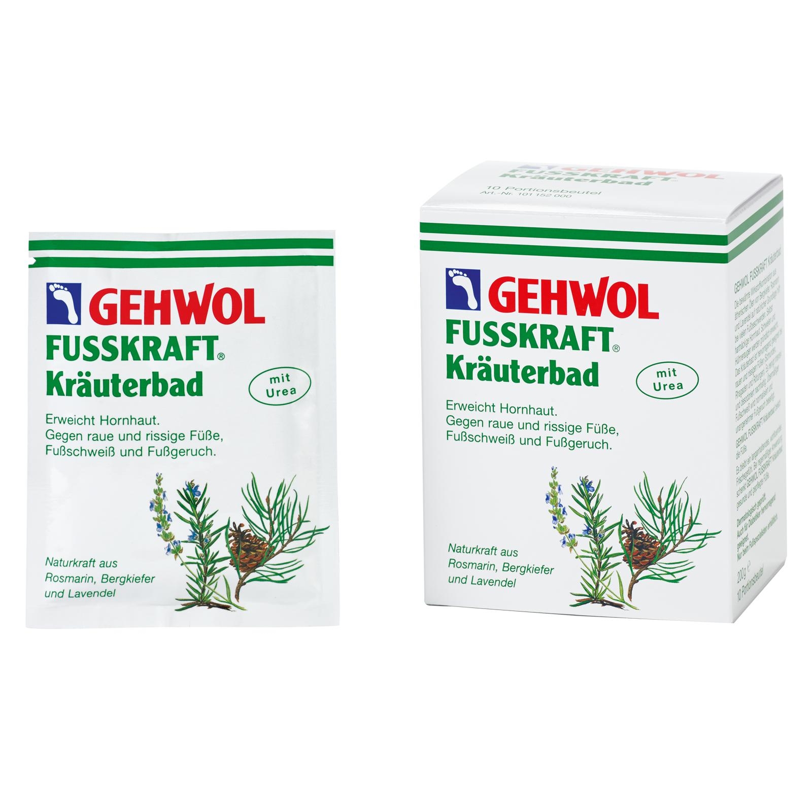 GEHWOL FUSSKRAFT Kräuterbad 10 Portionsbeutel - 200 g
