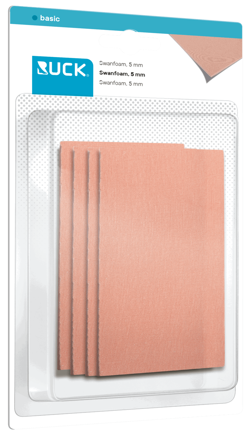 RUCK DRUCKSCHUTZ basic Swanfoam | 5 mm 22,5 x 45 cm, 1 Platte