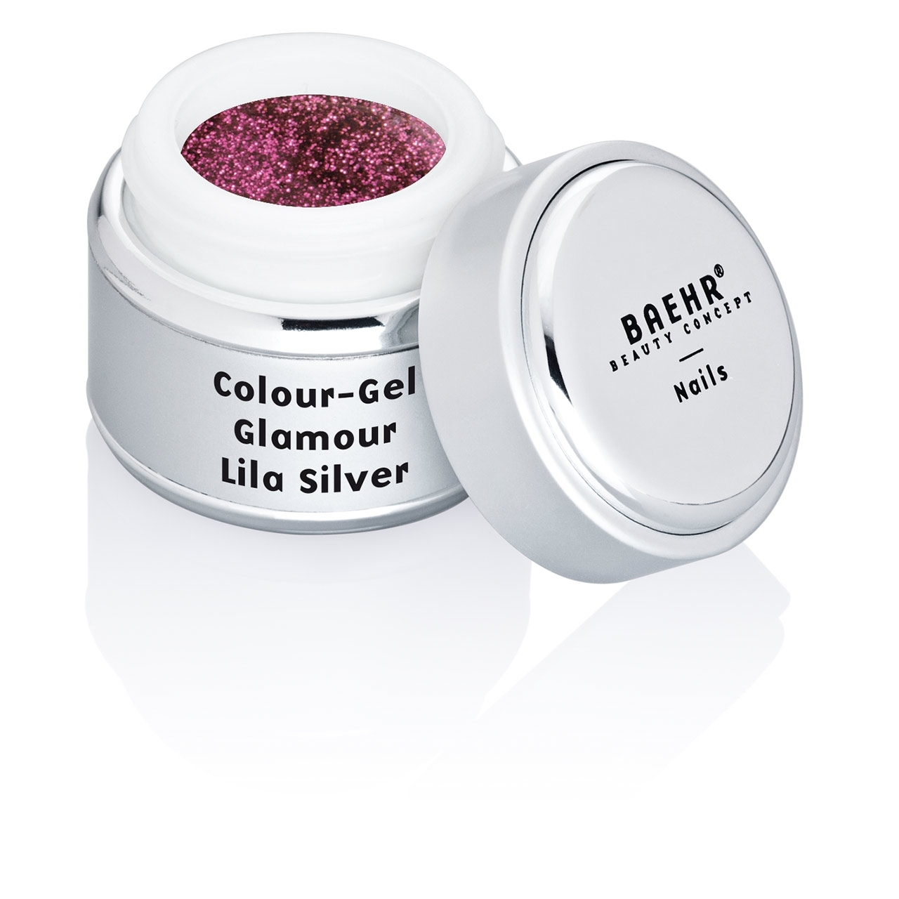 BAEHR BEAUTY CONCEPT - NAILS Colour-Gel Glamour Lila Silver 5 ml BAEHR BEAUTY CONCEPT - NAILS Colour-Gel Glamour Lila Silver 5 ml