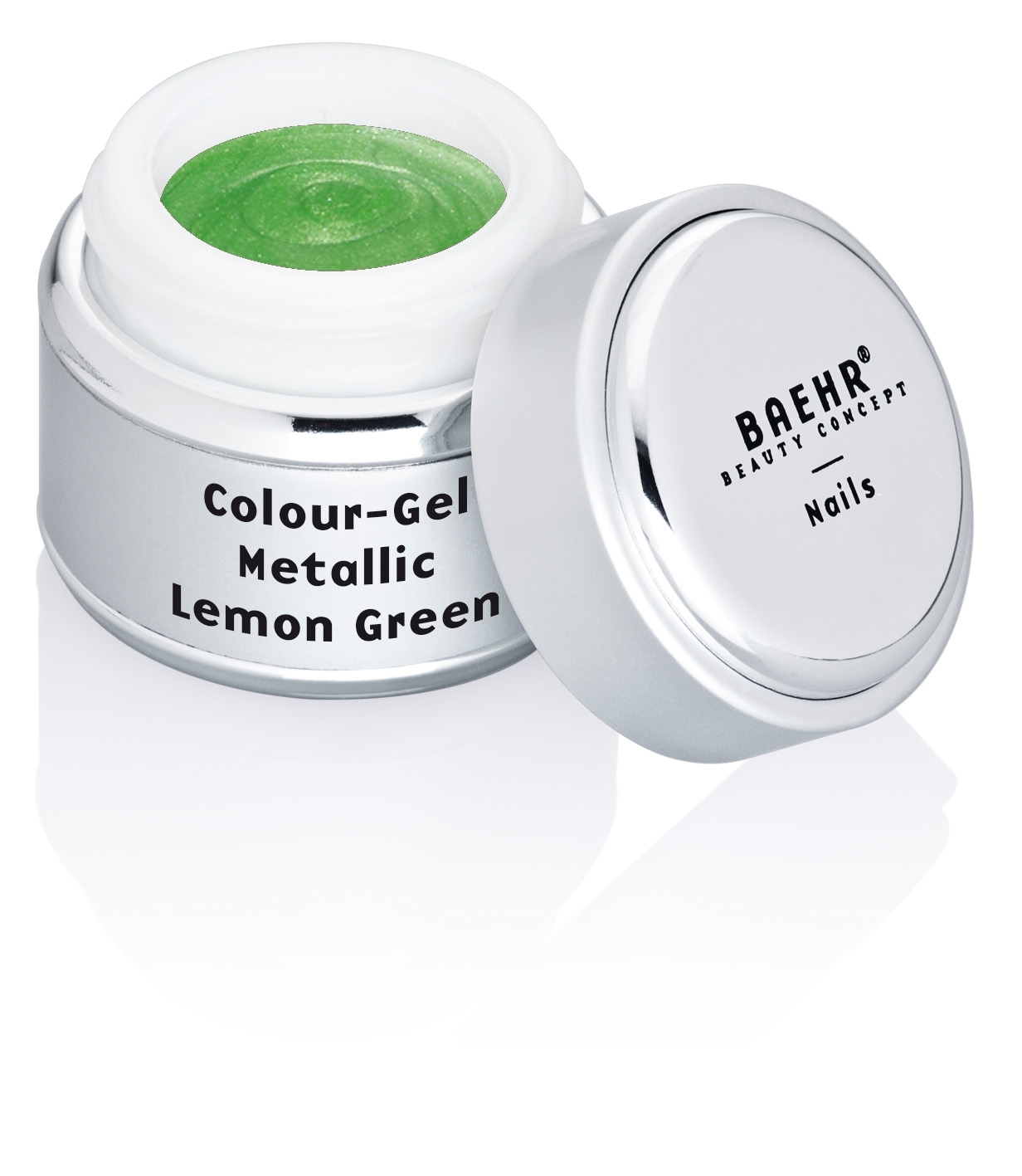 BAEHR BEAUTY CONCEPT NAILS Colour-Gel Metallic Lemon Green 5 ml