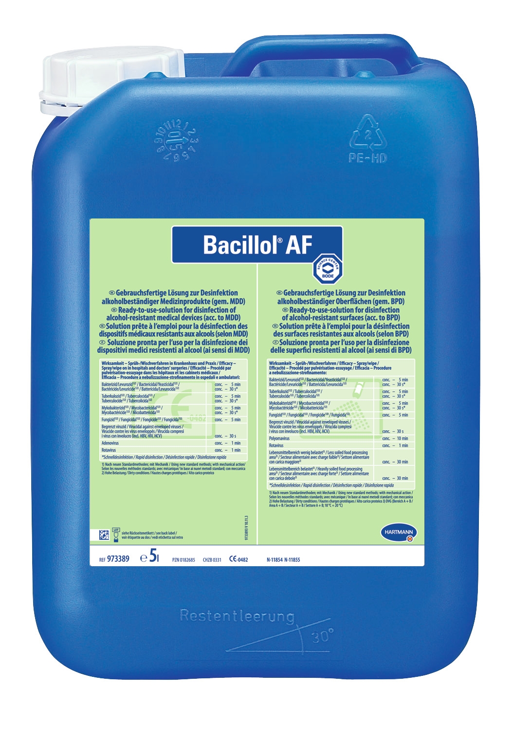 BODE Bacillol AF Flächendesinfektion | 5 Liter